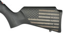 Rossi RB22L1611EN01 RB22 US Flag Compact 22 LR 10+1 16.50 Matte Black Threaded Barrel, Black Aluminum Receiver, Black w/US Flag Synthetic Fixed Stock, Rimfire Rifle