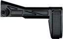 SB Tactical SBT201SB SBT-G2 Fixed Right Side Fold Black Synthetic for H&K UMP, B&T APC, LWRCi SMG45 (Tube Not Included), Brace