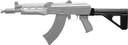 SB Tactical SOB4701SB SOB47 Black Synthetic 11.60 AK-47/74 (Tube Not Included), Brace
