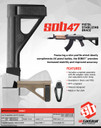 SB Tactical SOB4701SB SOB47 Black Synthetic 11.60 AK-47/74 (Tube Not Included), Brace