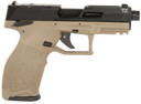 Taurus 1-2TX22P141F TX22 T.O.R.O Gen 2 Full Size Frame 22 LR 22+1 4.10 Matte Black Threaded Barrel, Optic Ready/Serrated Slide, FDE Poly Frame w/Pic Rail, Right Hand, Rimfire Pistol