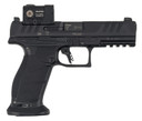 Walther 2881225PRO PDP w/Optic Full Size Frame 9mm Luger 18+1 4.50 Polygonal Rifling Barrel Black Optic Ready/Serrated Steel Slide Black Poly Frame w/Pic Rail, Aimpoint Acro Red Dot, Pistol
