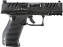 Walther Arms 2851229 PDP Compact 9mm Luger 15+1 4" Black Polygonal Rifled BBL, Black Optic Ready/Serr Slide, Black Polymer Frame w/Pic Rail, Black Performance Duty Texture Grips Ambidextrous,Pistol