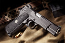 Wilson Combat X-TAC Elite Pistol XTCE-FS-45, 45 ACP, 5" Match, Fiber Optic, Black Armor-Tuff, 8 Rds