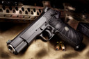 Wilson Combat X-TAC Elite Pistol XTCE-FS-45, 45 ACP, 5" Match, Fiber Optic, Black Armor-Tuff, 8 Rds