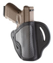 1791 Gunleather CFBH21SBLR BH2.1 OWB Size 2.1 Stealth Black Carbon Fiber/Leather Belt Slide Compatible w/ Glock 17 Compatible w/ S&W M&P Shield Compatible w/ Springfield XD Right Hand