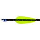 AAE Elite Plastifletch Vanes Yellow 2375 in 100 pk EPA23YE100