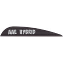 AAE Hybrid 23 Vanes Black 23 in 100 pk HY23BK100
