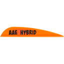 AAE Hybrid 23 Vanes Fire Orange 23 in 100 pk HY23FO100