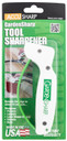 AccuSharp 006C GardenSharp Tool Sharpener Diamond Tungsten Carbide Sharpener White/Green