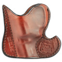 Don Hume 001 Front Pocket Holster, Fits Taurus 85, S&W J Frame, Ambidextrous, Brown Leather J100100R