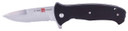 AL Mar Knives AMK2203 S.E.R.E. 2020 G 3.60 in Folding Talon Part Serrated Satin D2 Steel Blade G10 Black Handle