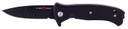 AL Mar Knives AMK2204 Mini S.E.R.E. 2020 Night G 3 in Folding Talon Plain Matte Black Titanium D2 Steel Blade G10 Black Handle