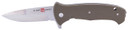 AL Mar Knives AMK2210 S.E.R.E. 2020 3.60 in Folding Talon Plain Satin 8Cr13MoV SS Blade FRN OD Green Handle