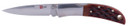 AL Mar Knives AMK7002 Hawk 2.50 in Folding Talon Plain Satin AUS 8 Blade Brown Jigged Bone Handle