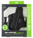 Alien Gear SSIW0882RHXX 4.0 IWB Holster S&W M&P Shield 2.0 9mm Injection Molded Polymer Black