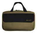 Allen 5021 Jackson Attache Handgun Case with Quilted Lining, Rear Accessory Pocket, Lockable Zipper & Brown with Black Accents Finish Holds up to 2 Handguns