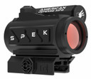 American Defense Mfg RDT1LO Spek T1 Black 1x20mm 2 MOA Red Dot Reticle