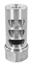 American Precision Arms G2M1265S Gen 2 Micro Bastard Self Timing Brake Stainless Steel with 1/2 in-28 tpi Threadst 1.86 in OAL & .750 in Diameter for 6.5 Cal Small Barrel AR-Platform & Hunting Rifles