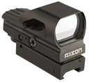 Axeon 2218638 Reticle Optics Reflex Sight 4 Options Red/Green Reticle Black