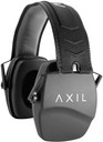 Axil LLC TRACKR-PS Tracker Passive Muff Over the Head Style with Gray Ear Cups, Black Headband, 25dB & is Sweat/Water Resistant for Adults 1 Pair