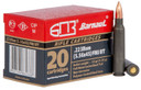 Barnaul Ammo BRN223REMFMJ55 Rifle 223 Rem 55 gr Full Metal Jacket Boat-Tail (FMJBT) 20 Bx/ 25 Cs