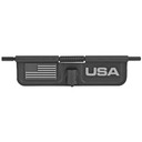 Bastion American Flag BASEPDC-BW-USAFLG, AR-15 Ejection Port Dust Cover, Black/White Finish