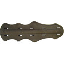 Bateman Top Grain 4 Strap Leather Armguard Brown 12 in L501BN
