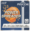 Fiocchi 12SSCX85 Exacta Target Power Spreader 12Gauge 2.75 in 1 1/8oz 8.5Shot 25 Per Box/10 Case, Shotgun Shells