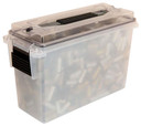 Berrys 91151 Ammo Can 40 Caliber Plastic 9.25 in x 3.5 in at Base 6.75 in x 3.75 in at Top Plastic Tan