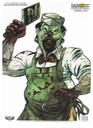 Birchwood Casey 35654 Darkotic Primal Cut Zombie Butcher Paper Universal Hanging 12 in x 18 in Impact Enhancement Splatter 100 Per Pack