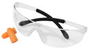 Birchwood Casey 43401 Lycus Glasses with Ear Plugs Ear Plugs/Shooting Glasses Clear
