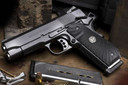 Wilson Combat Professional Lightweight Pistol PROLW-PR, .45 ACP/9mm/.38 Super, 4 in Stainless Match Grd BBL, G10 Starburst Grips, Armor-Tuff Finish, 8 Rds