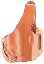 Blackhawk 421102BNR Belt Slide with Thumb Brake Brown Leather OWB fits Glock 9,40,357, G36 Right Hand