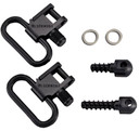 Blackhawk 70SW04BK Lok-Down Swivel Set Wood Screw Base 1 in Blued Steel