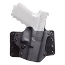 BlackPoint Tactical Leather Wing OWB Holster, Fits 1911 with 4 in Barrel, Right Hand, Black Kydex & Leather, with 1.75 in Belt Loops, 15 Degree Cant 100086