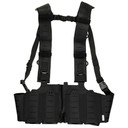 Blue Force Gear 10 Speed Chest Rig MM-TSP-CHESTRIG-M4-01-, Fits (4) M4/AR-15 Mags, Cordura Construction, Black MM-TSP-CHESTRIG-M4-01-BK