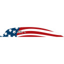 Bohning Air Vanes American Flag 2 in 100 pk 101027AF2