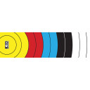 Bohning Arrow Wraps Target Face 4 in Standard 13 pk 501001TGT