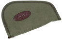 Boyt Harness 0PP630009 Heart-Shaped Pistol Rug 14 in OD Green Canvas with Full Length Zipper & Padding