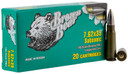 Brown Bear ASUB762FMJ Subsonic 7.62x39mm 196 gr Full Metal Jacket (FMJ) 20 Bx/ 25 Cs