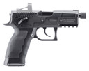 BT Firearms 510001 MKII DA/SA 9mm Luger 17+1 4.30in Threaded, Black, Picatinny Rail Frame, Shield RMS Cut Slide, Rubber Grip