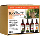 Buck Baits Cover Scent Starter Kit Pine/ Acorn/ Apple/ Persimmon 3 oz ea BBCS12STARTER-B