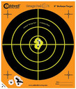 Caldwell 120-556 Orange Peel Targets Bullseye 12 in 5 Pack