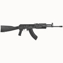 Century RI4089N VSKA 7.62x39mm 16.50 in 30+1 Black Phosphate Receiver Black Polymer Stock with Quad Rail