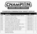 CHAMP 42613 COMBINATION TARGET DISPLAY