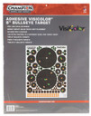 Champion Targets 46137 VisiColor Adhesive Targets Bullseye Variety 5PK