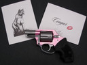 Charter Arms Pink Cougar Revolver 53833, 38 Special, 2 in, Two-Tone / Black Rubber Grips, 5 Rd