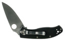 Spyderco C122GP Tenacious 3.39 in Folding Drop Point Plain 8Cr13MoV SS Blade Black G10 Handle Includes Pocket Clip, Knife