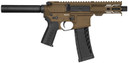 CMMG PE22A5B9EMB Banshee MK4 22 LR 25+1 4.50" Chrome Moly/ Threaded/Flash Hider Barrel, Black Midnight Bronze Cerakote Receiver, Black Polymer Grip